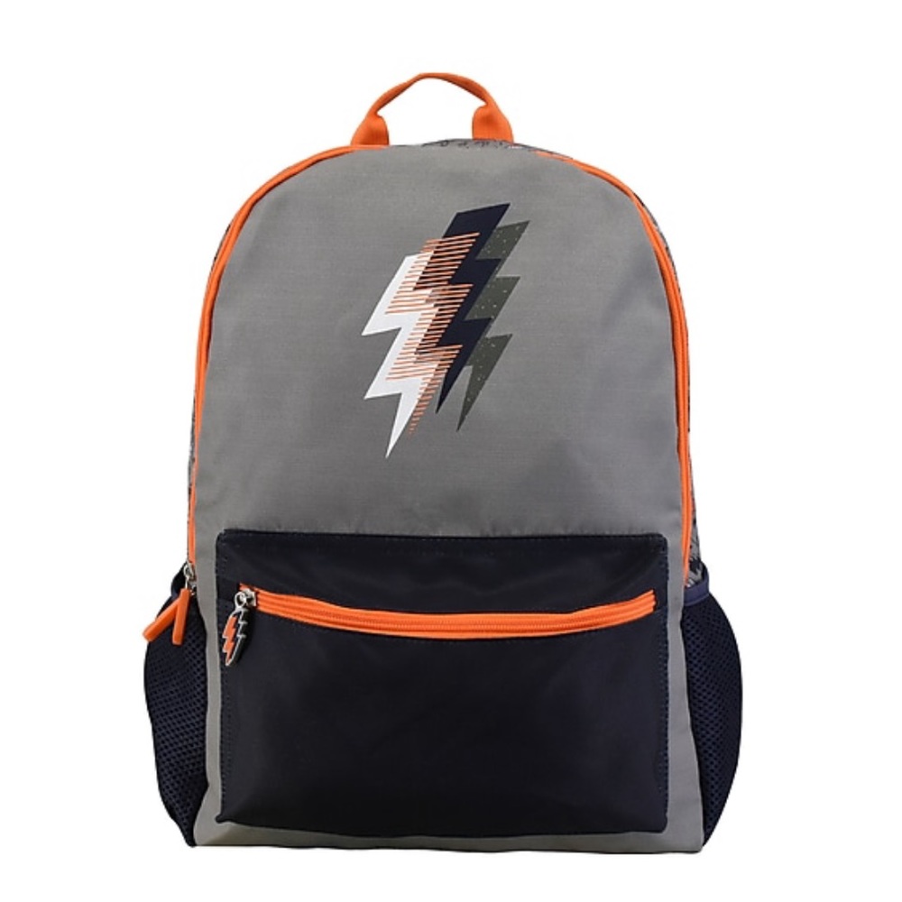 Pep Rally Gray Bolt Backpack